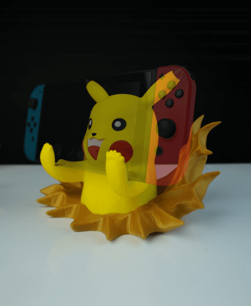 Pikachu Nintendo Switch Holder 3d model