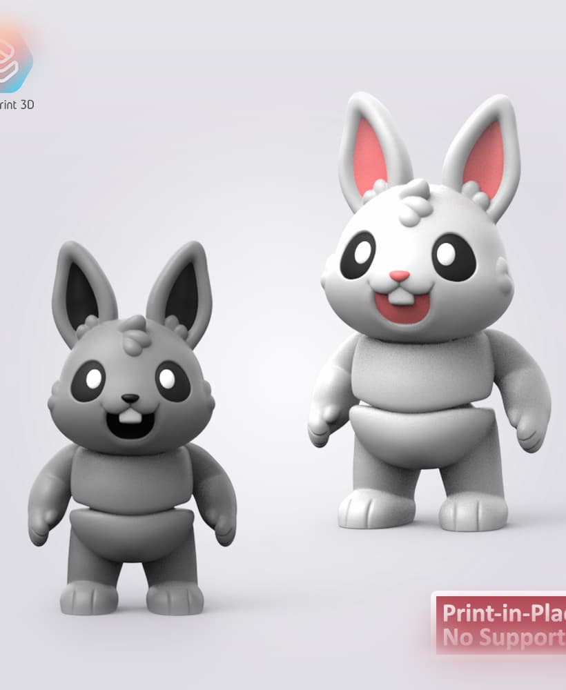 Flexi Rabbit 3d model