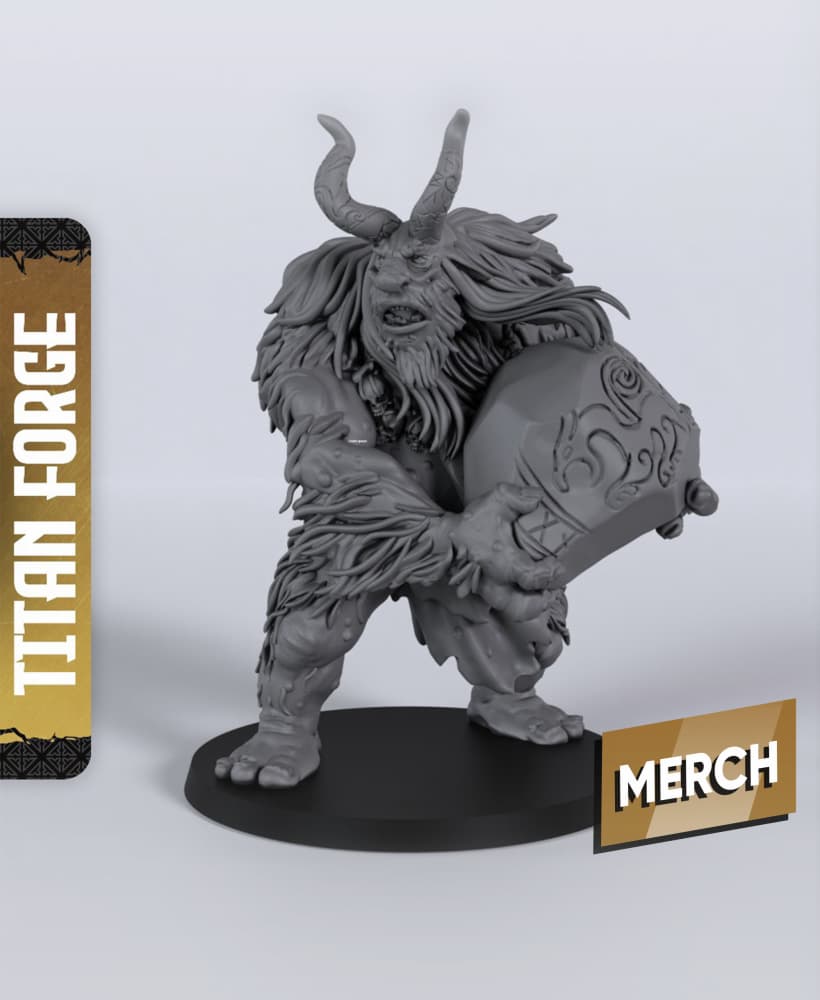 Troll Roogarin - With Free Dragon - 5e DnD Inspired for RPG and Wargamers 3d model