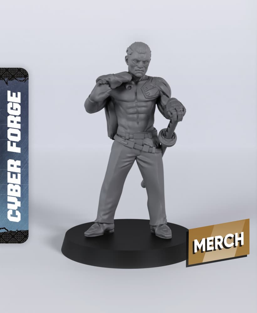 Heishiro - With Free Cyberpunk - Sci-Fi Gift Ideas for RPG and Wargamers 3d model