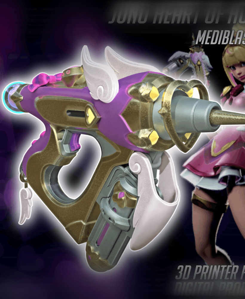 Heart of Hope Juno Cosplay MediBlaster Overwatch 2 3d model