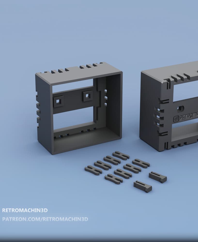 Simple Modular Frame (No support, 3MF included) 3d model