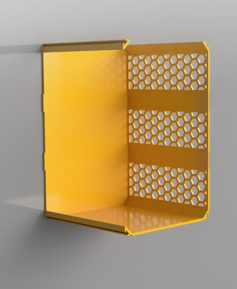 MCS - Flat Large Vertical 3x 3d model