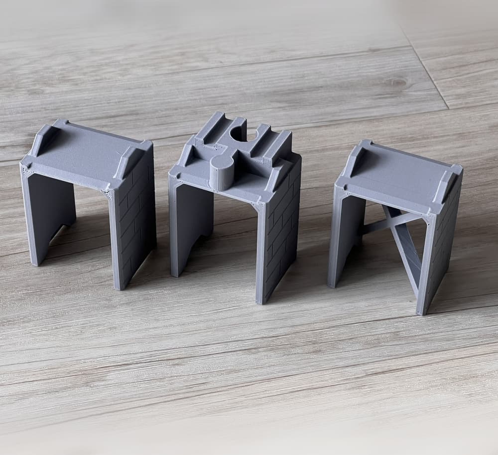 Bridge Support for Wooden Track Train 3d model