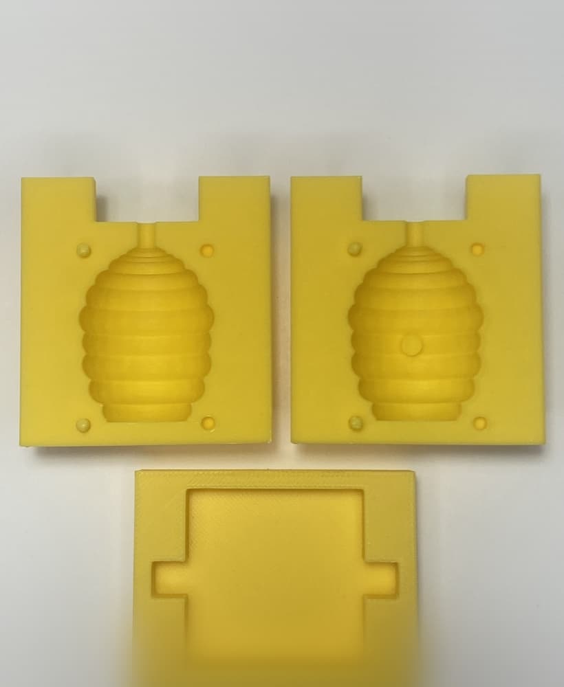 Wax Candle Mold - Bee Hive 3d model