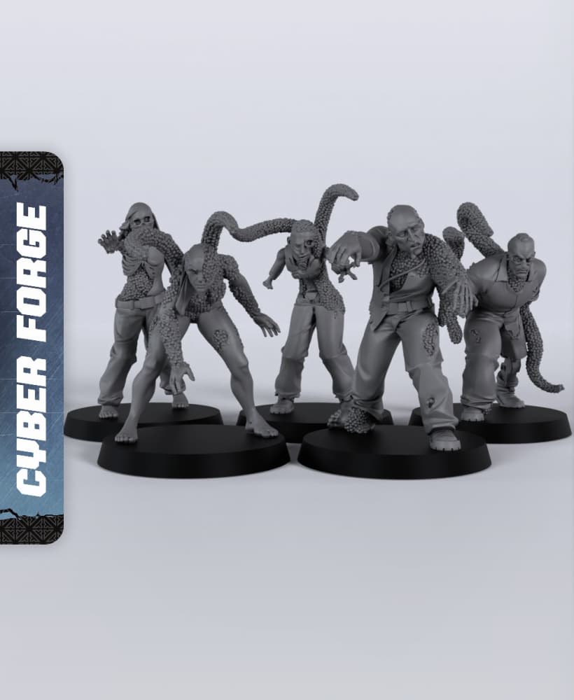 Nanohusks - With Free Cyberpunk - Sci-Fi Gift Ideas for RPG and Wargamers 3d model