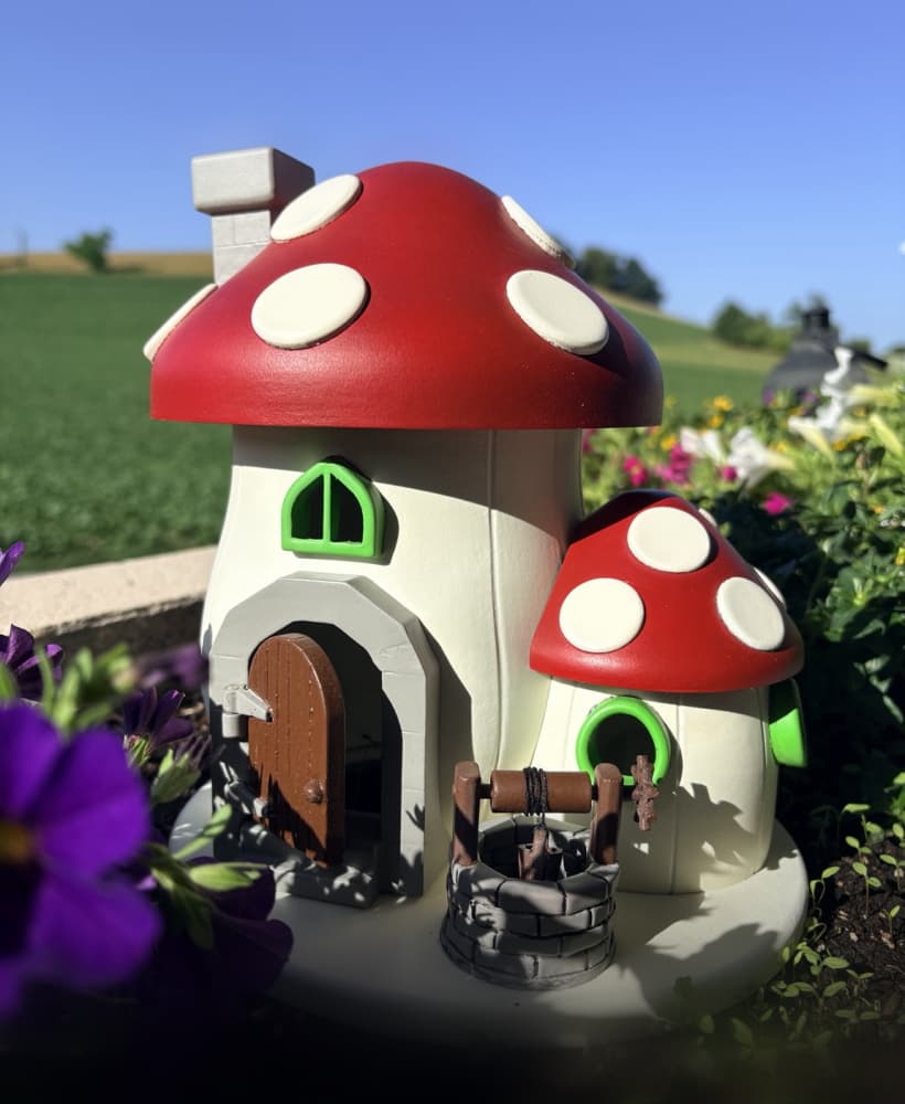 Embercap Cottage – Wellkeepr Edition: Modular Glowing Mushroom House STL Pack 3d model
