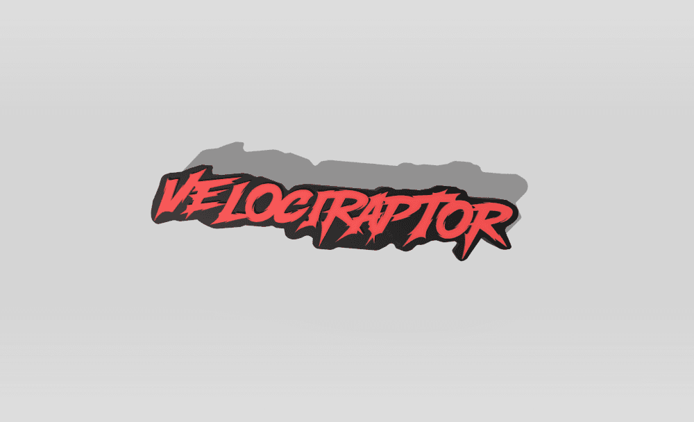 NextGen Ford Ranger Raptor "Velociprator" Front Grille Emblem, Ford Badge 3d model