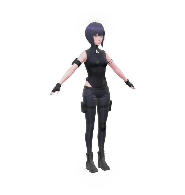 Major Motoko Kusanagi 3d model