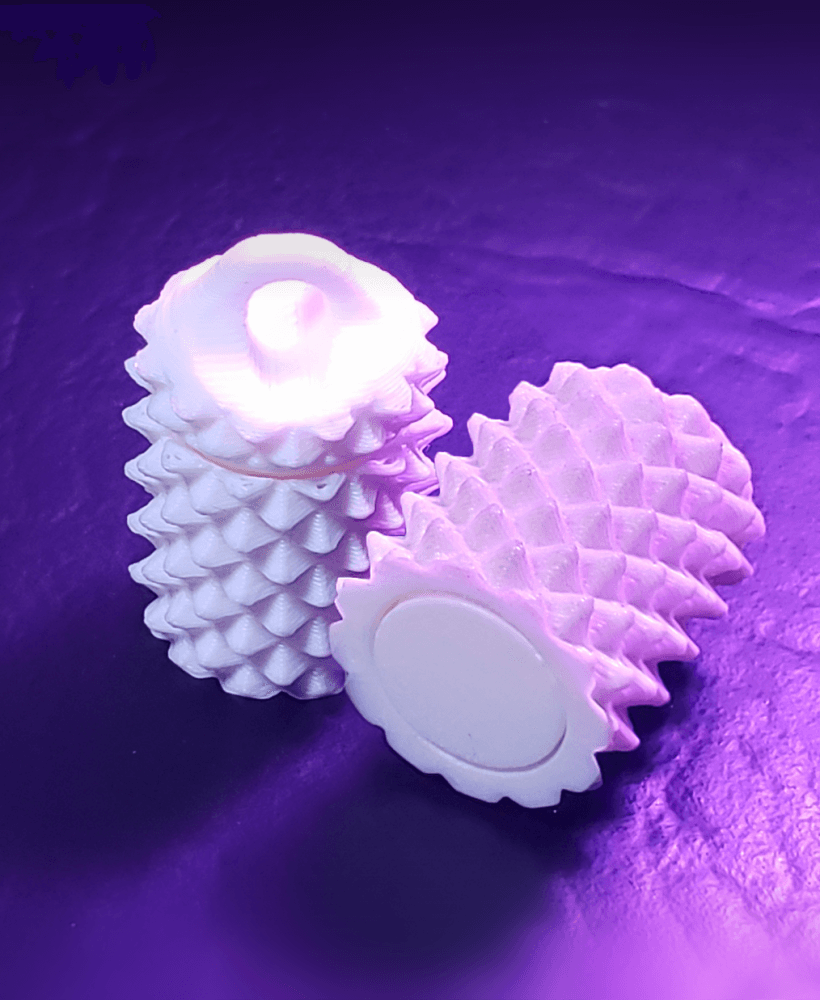 SpikeRoll Micro - Tactile Spinning Layered Fidget Toy 3d model