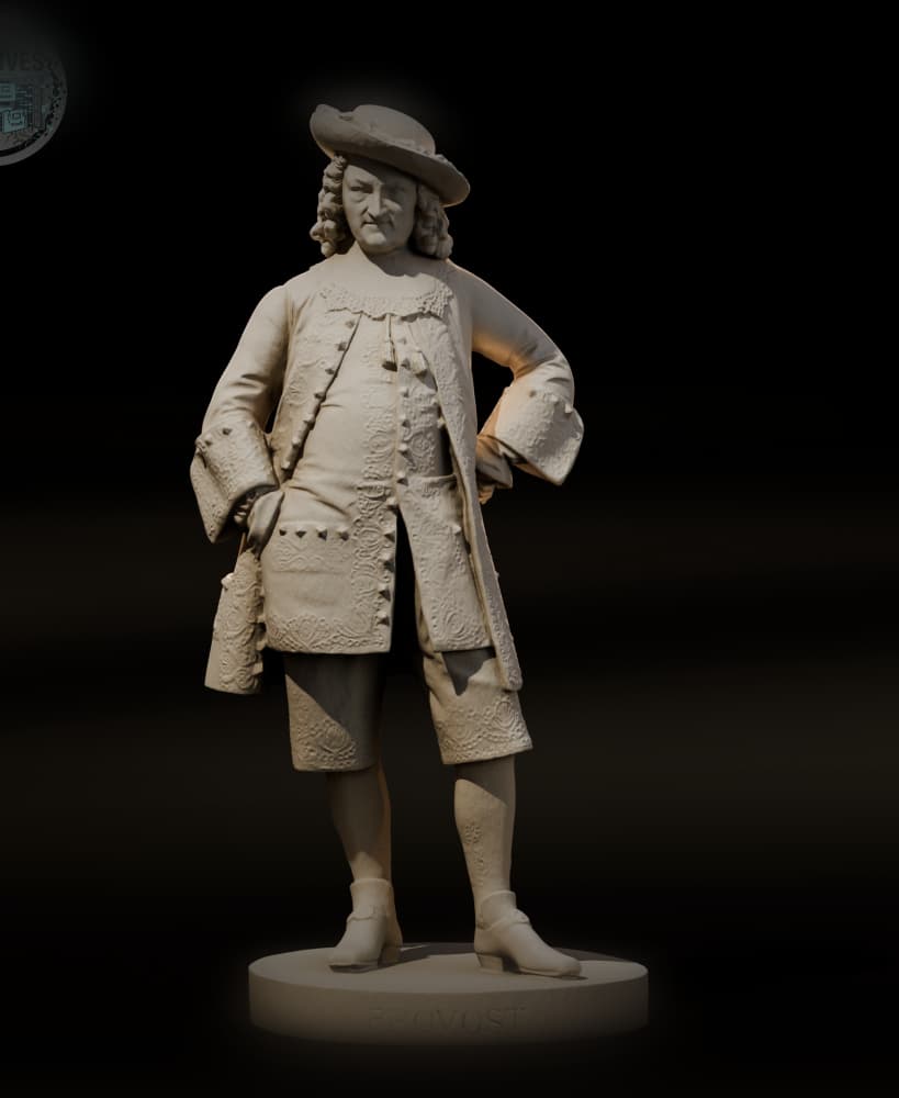 The High Provost University Monument | 28mm/32mm Heroic 3d model