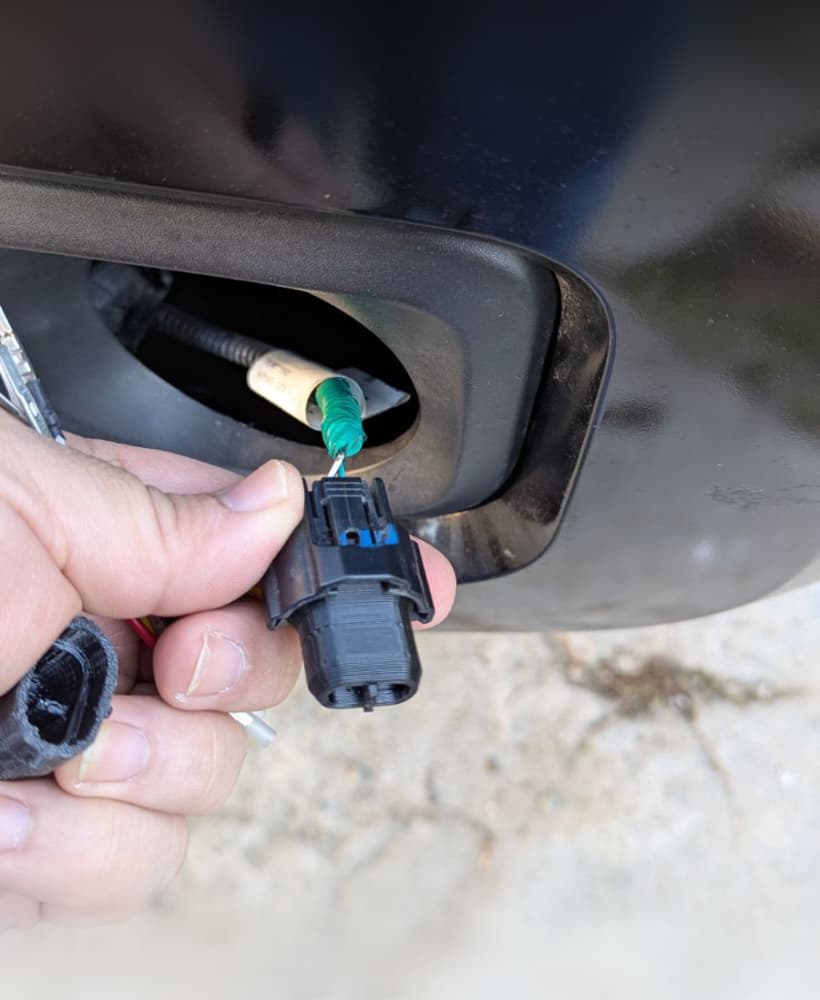h16 3rd gen tacoma foglight connector 3d model