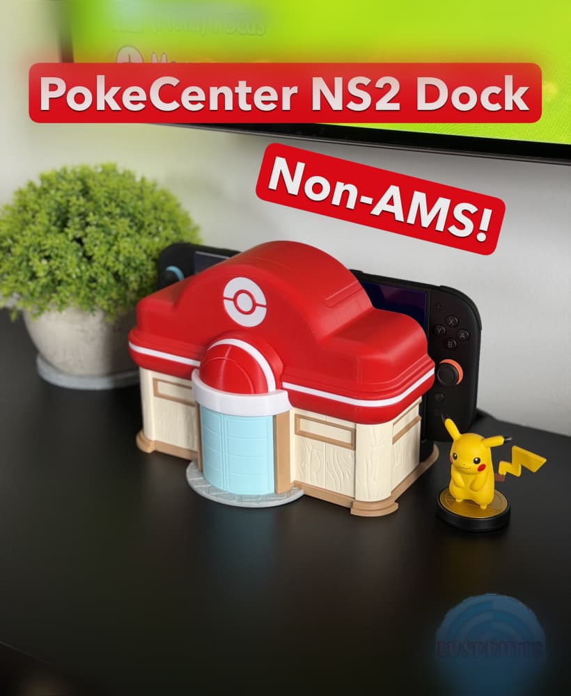 PokeCenter Nintendo Switch 2 Dock Non-AMS version 3d model