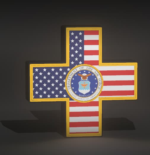 Air Force-Lightbox.3mf 3d model