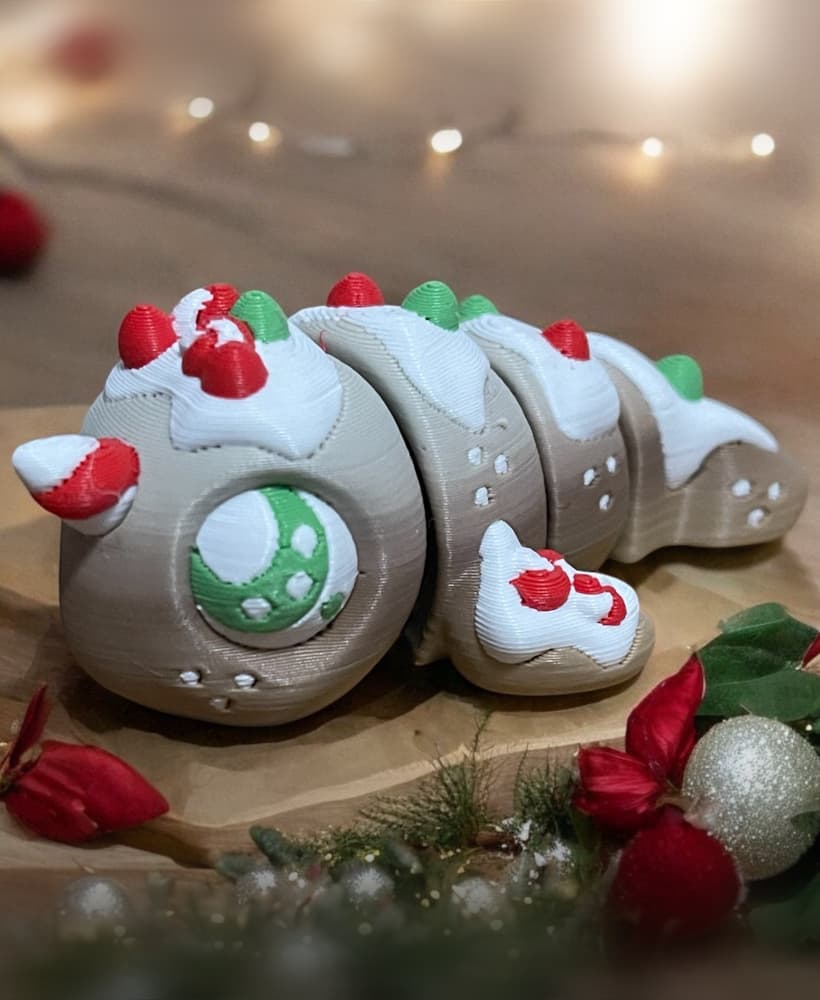 Christmas Gingerbread Narwhal 3d model