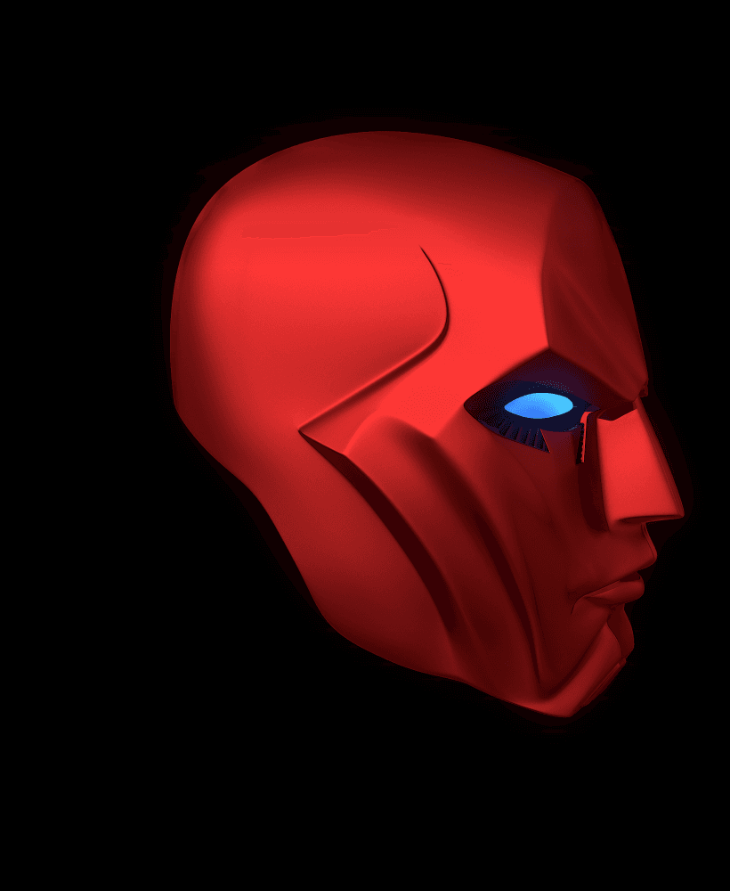 RedHood Tech Helmet 3d model