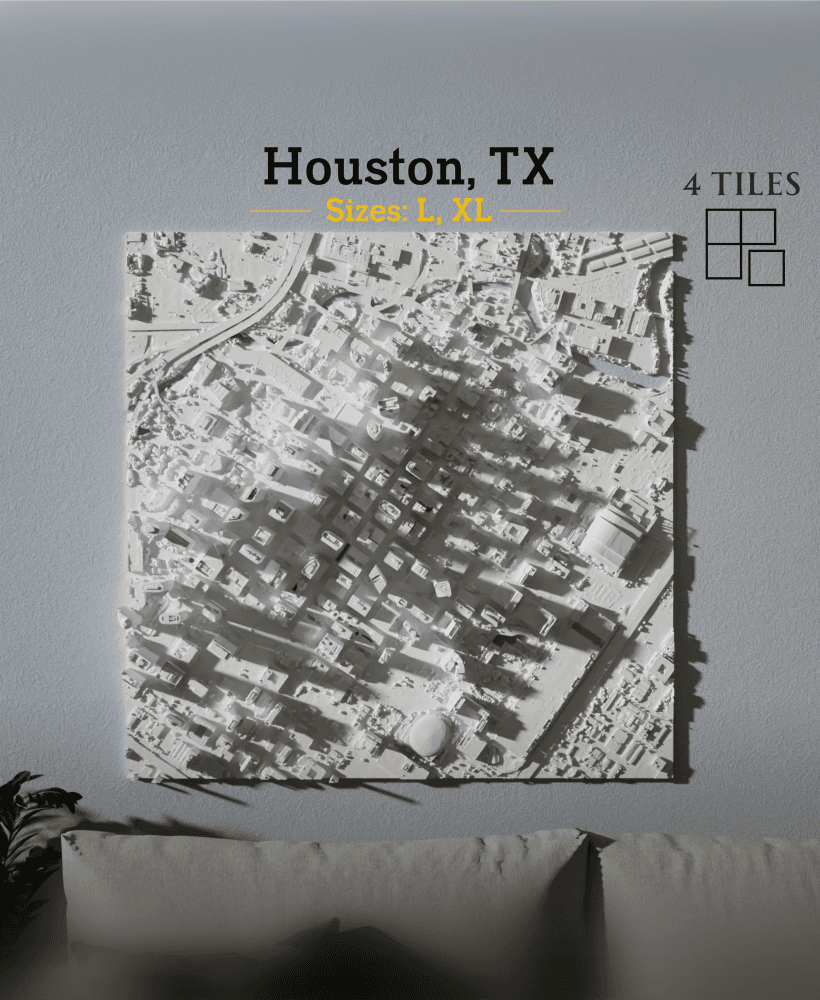 Houston, TX - L & XL 3d model