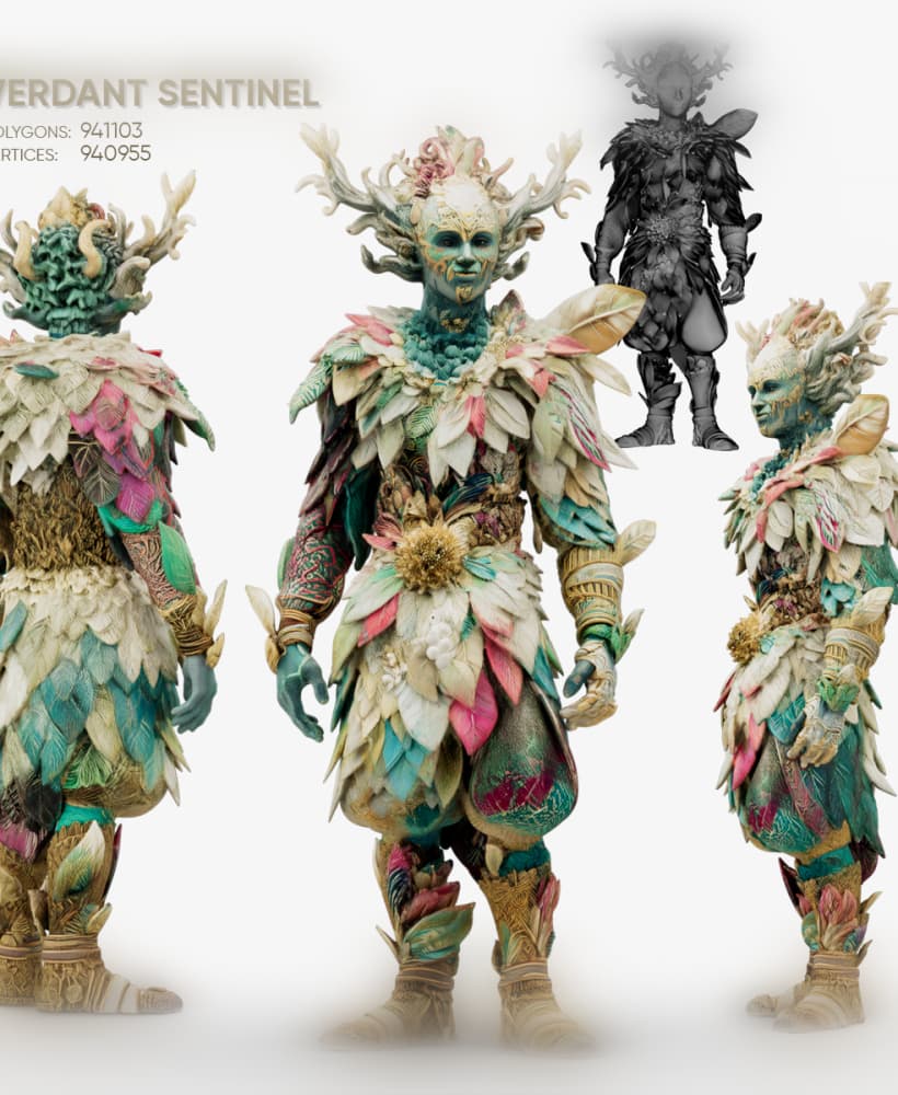 Verdant Sentinel 3d model