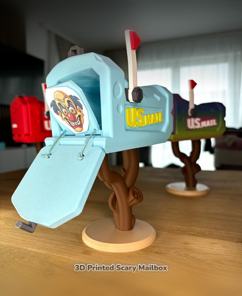 3D Printed Spooky Mailbox 3d model