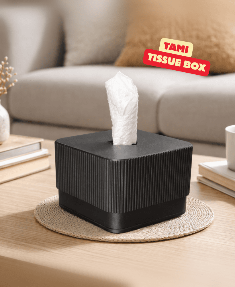 TISSUE BOX - TAMI / MODERN HOMEDECOR / WITH TOILET PAPER ROLLS / EASY ASSEMBLY 3d model