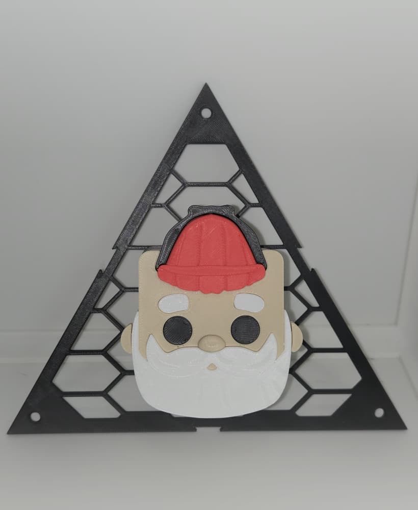 Blokkheadz Retro Rudolph Santa 3d model
