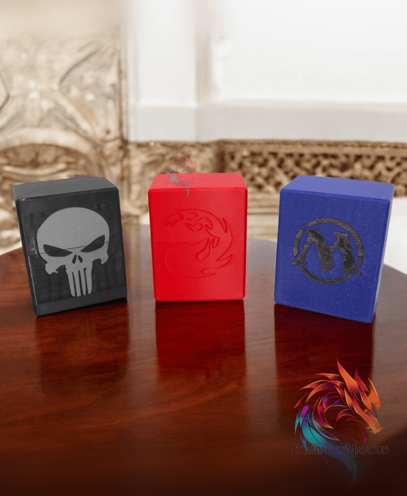 MTG Deck case set of 12 / no supoorts / 3mf included 3d model