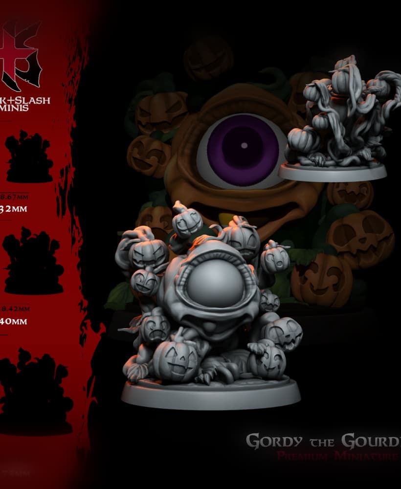 Gourdy - Chibi Harvest Lord 3d model