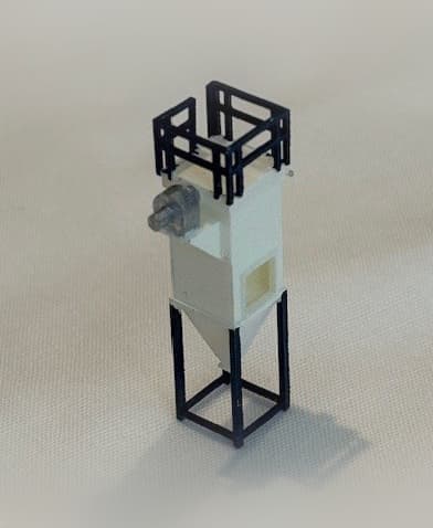 N Scale - Dust Filter - Square Hollow 3d model