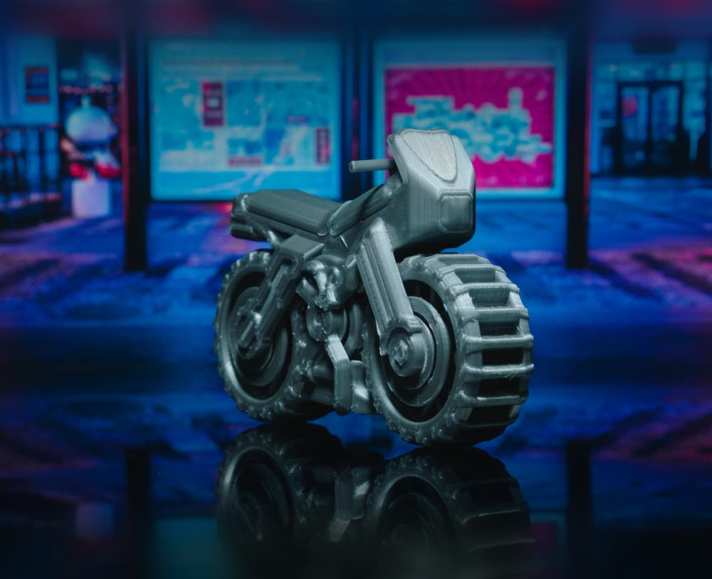 Geared Bike 2 - Print in place 3d model