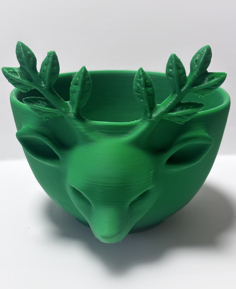 Christmas reindeer candy bowl 3d model