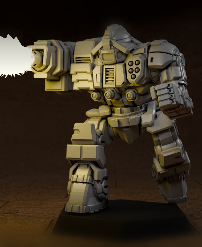 Thunder for American Mecha 3d model