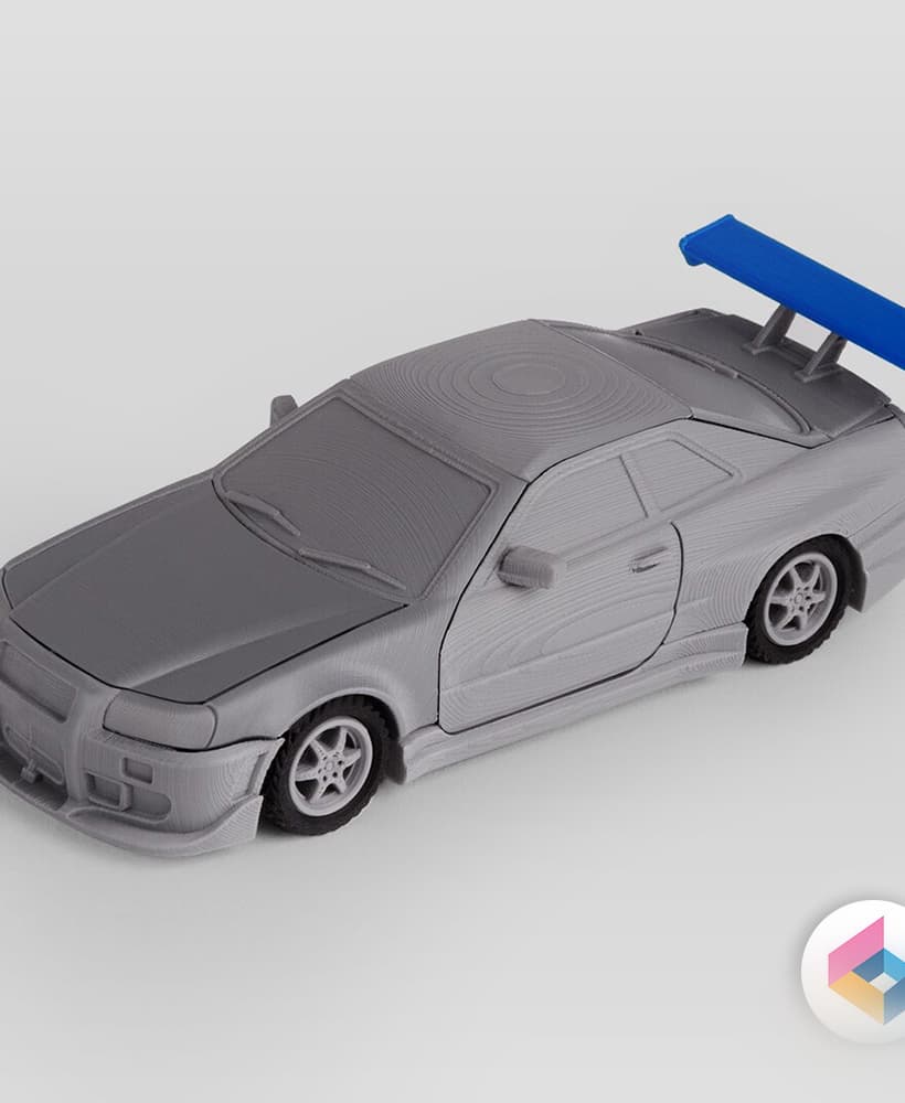 Nissan Skyline GT-R R34 – Foldable Model 3d model