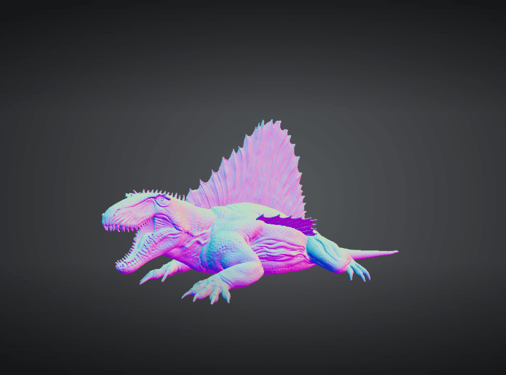 DIMETRODON 3d model
