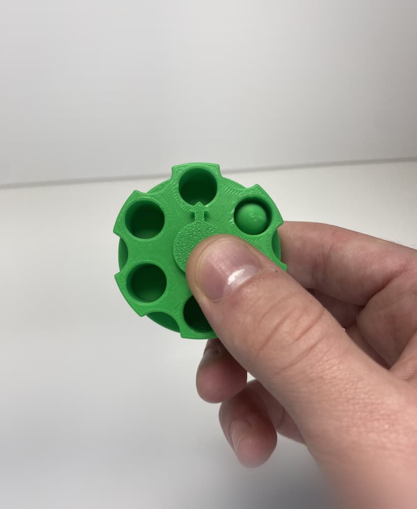 Revolver Fidget Spinner - Arrow 3d model