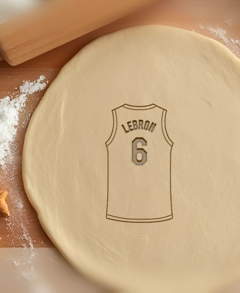 Lebron Cookie Cutter, Biscuit Cutter 3d model