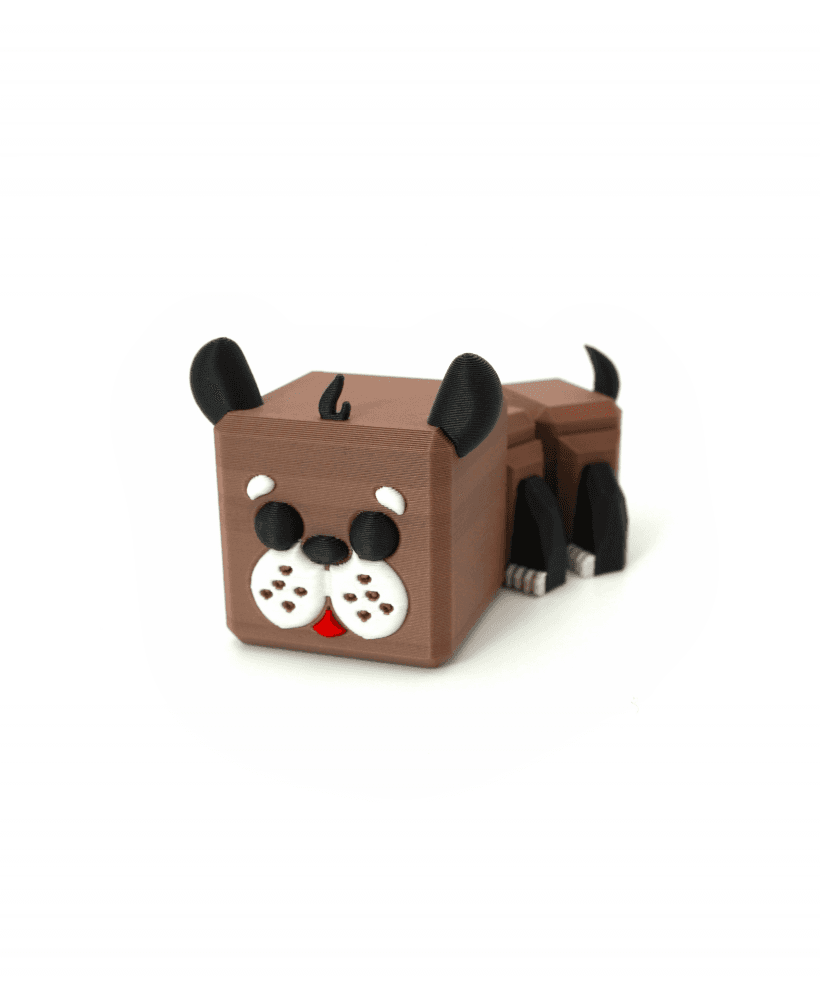 Cute Dog (Articulated) 3d model