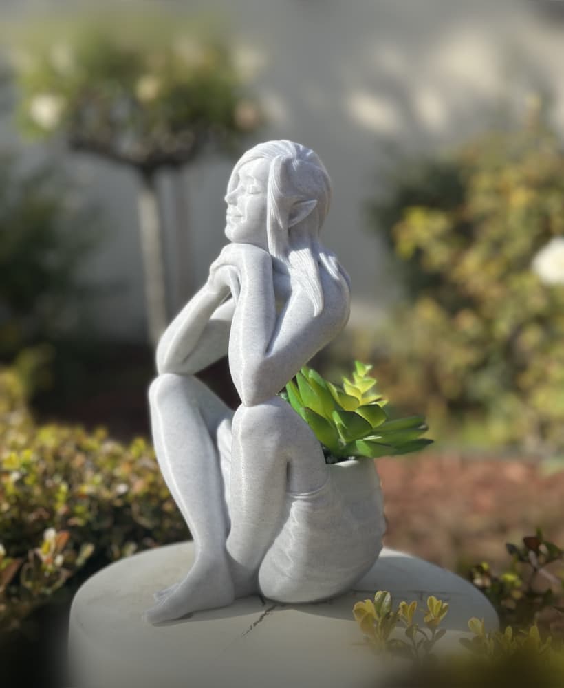 Elven Sanctuary Planter 3d model