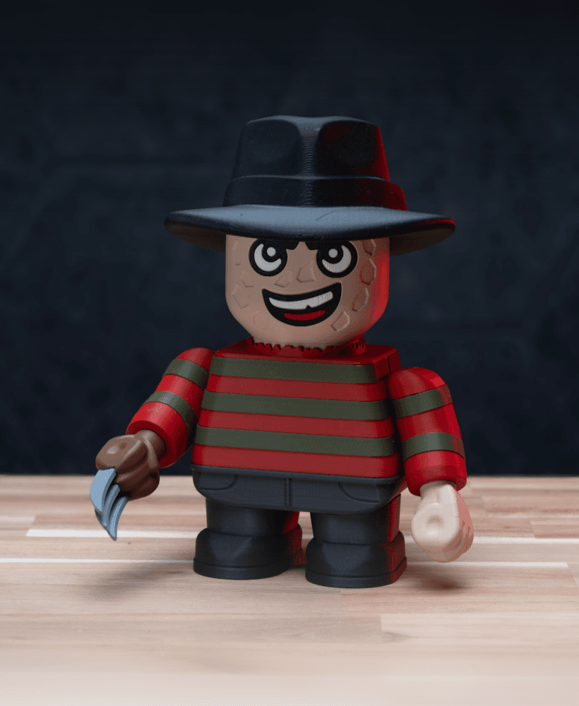 Freddy Chunker - A Nightmare on Elm Street Kit | No Supports, No AMS, No Glue 3d model