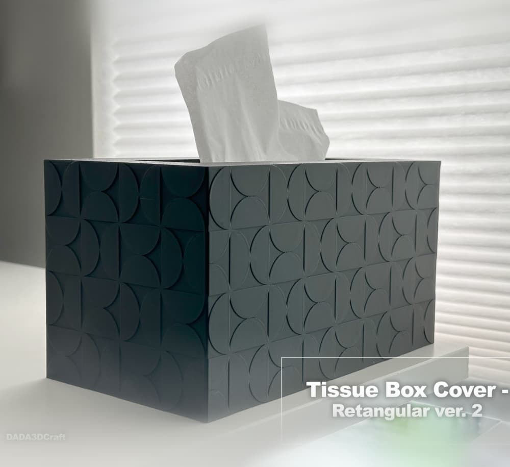 Kleenex Costco Tissue Box Cover V2 3d model