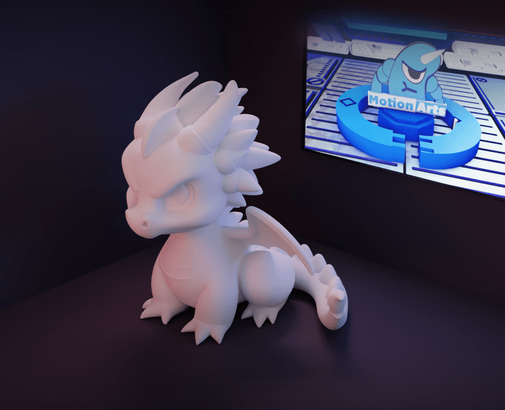 Dragao fofinho.stl 3d model