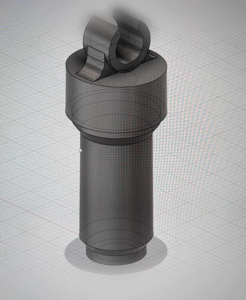 1994 Nikko RC Car - Suspension Shock.stl 3d model