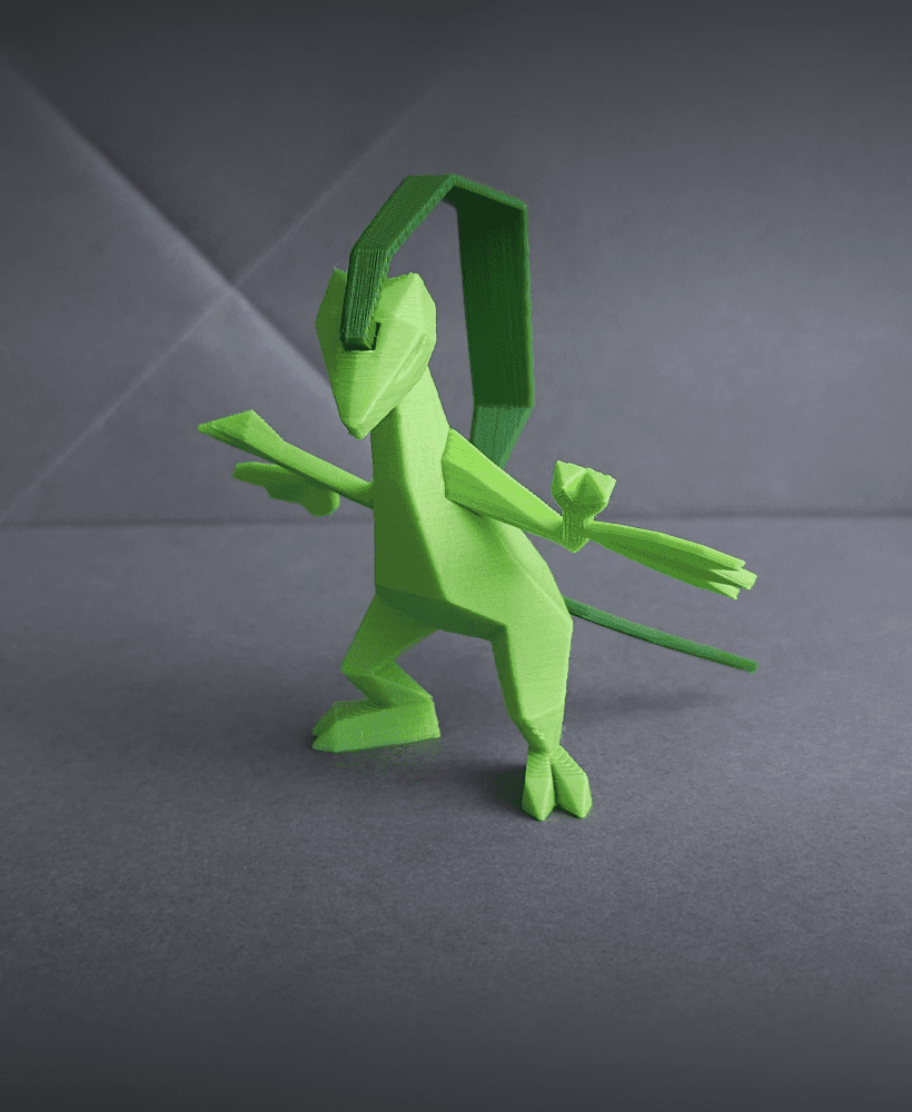 Grovyle Low Poly Pokemon 3d model