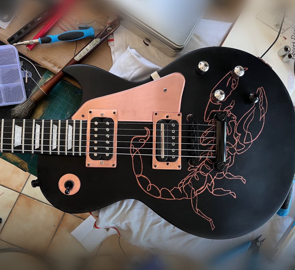 Humbucker Frame - HB - Neck Single Cut - Les Paul 3d model