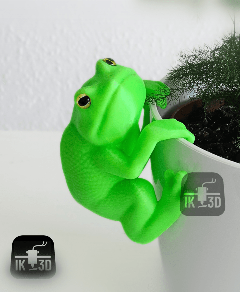 Pot Pals - Frog / Multiparts & Multicolor / 3MF Included 3d model