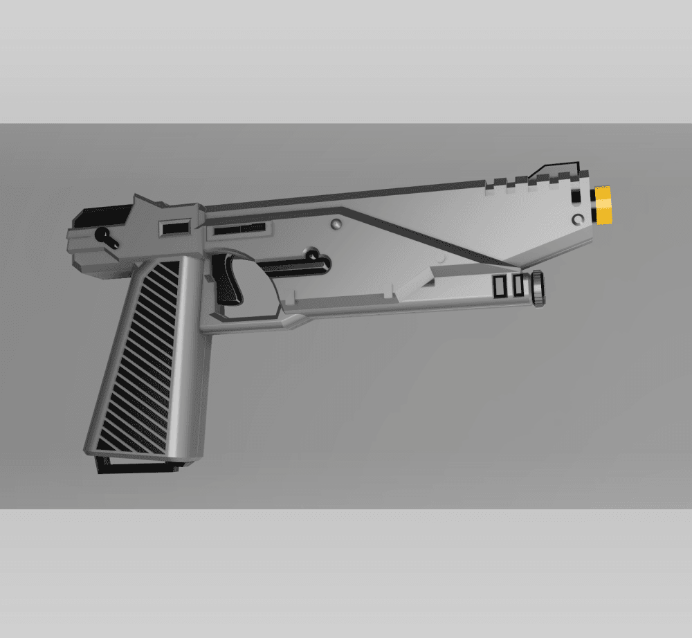 Westar 35 Inspired Pistol Prop for Cosplay used by Sabine and Bo Katan 3d model