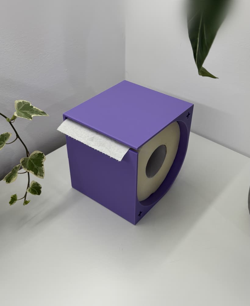 Modular Toilet and Towel Paper Holder – 3D Printable Versatile Design 3d model