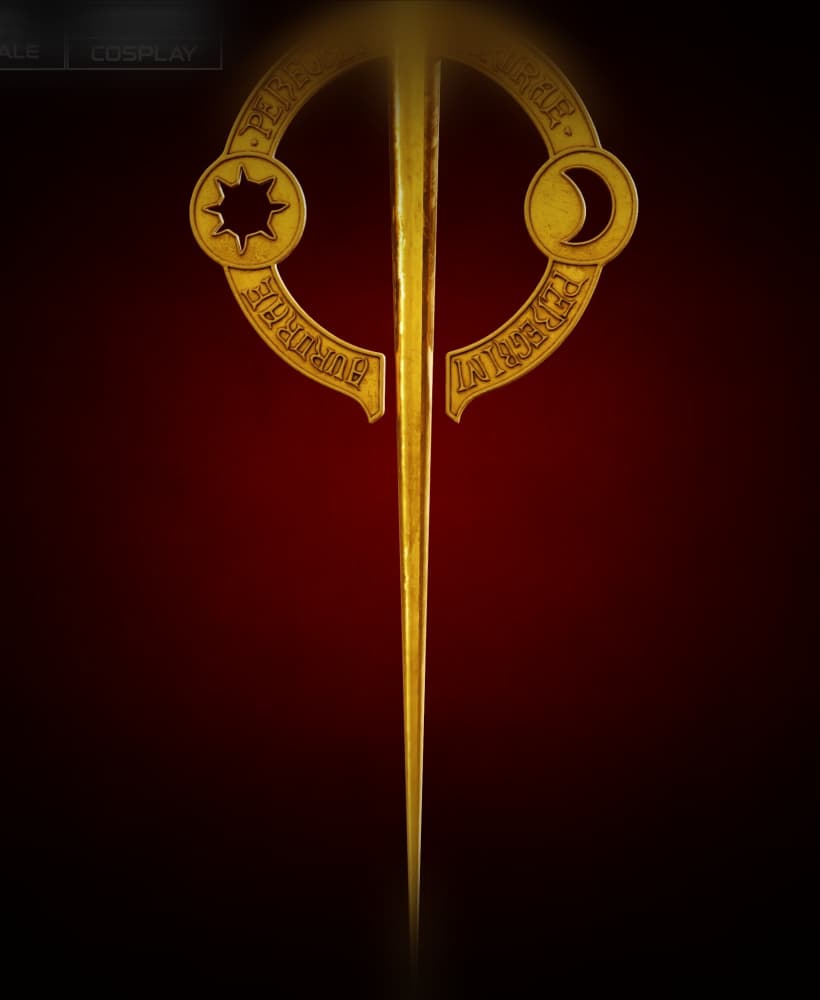 THE BLOOD OF DAWNWALKER EMBLEM PIN 1:1 Fan Art STL 3d model