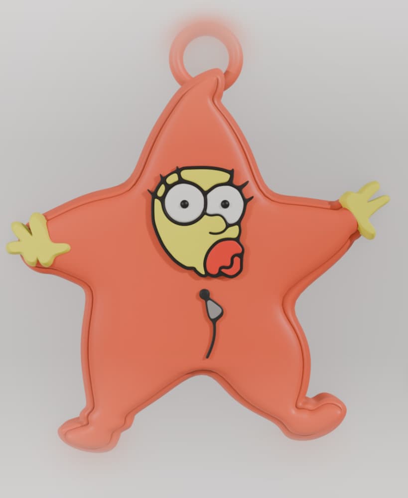 Maggie simpson estrella 3d model