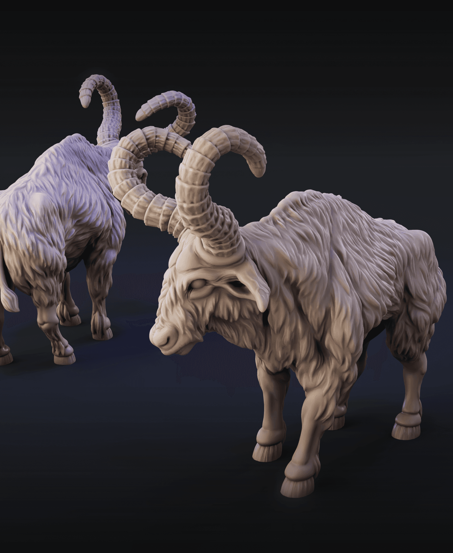 Great Horned Oxen Beast 3d model