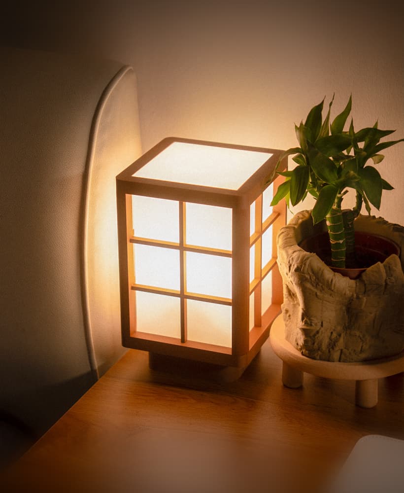 Shoji Lamp 3d model